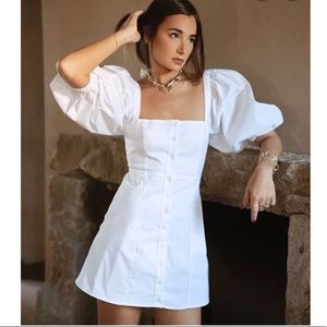 NEW | Danielle Bernstein Mini Puff Sleeve Dress